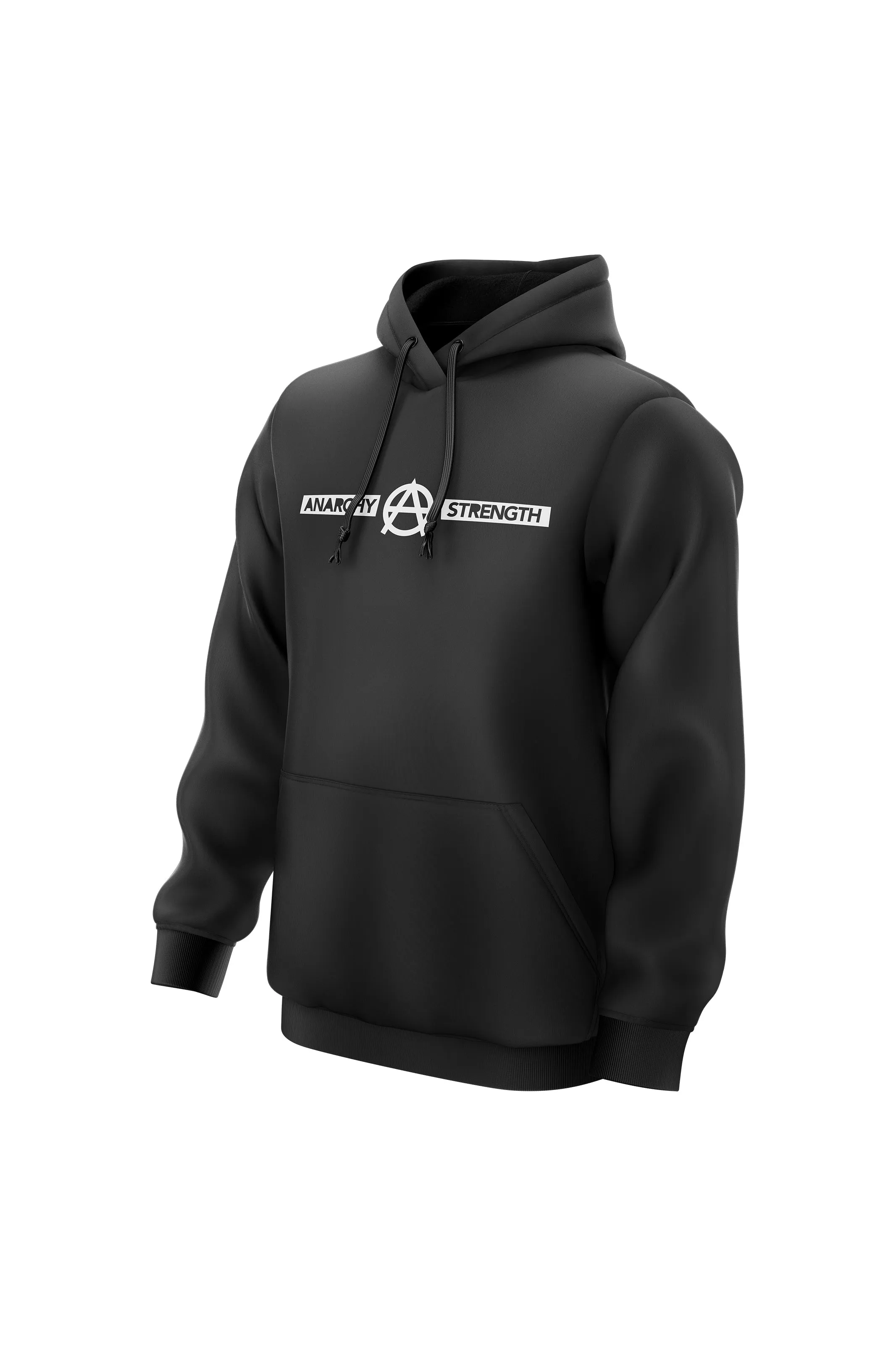 AS 'RING' HOODIE - BLACK