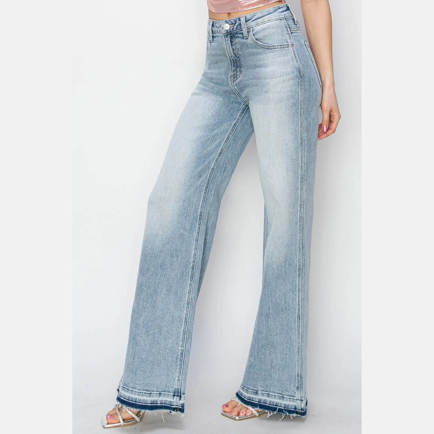 Divine High Rise Wide Leg Jeans