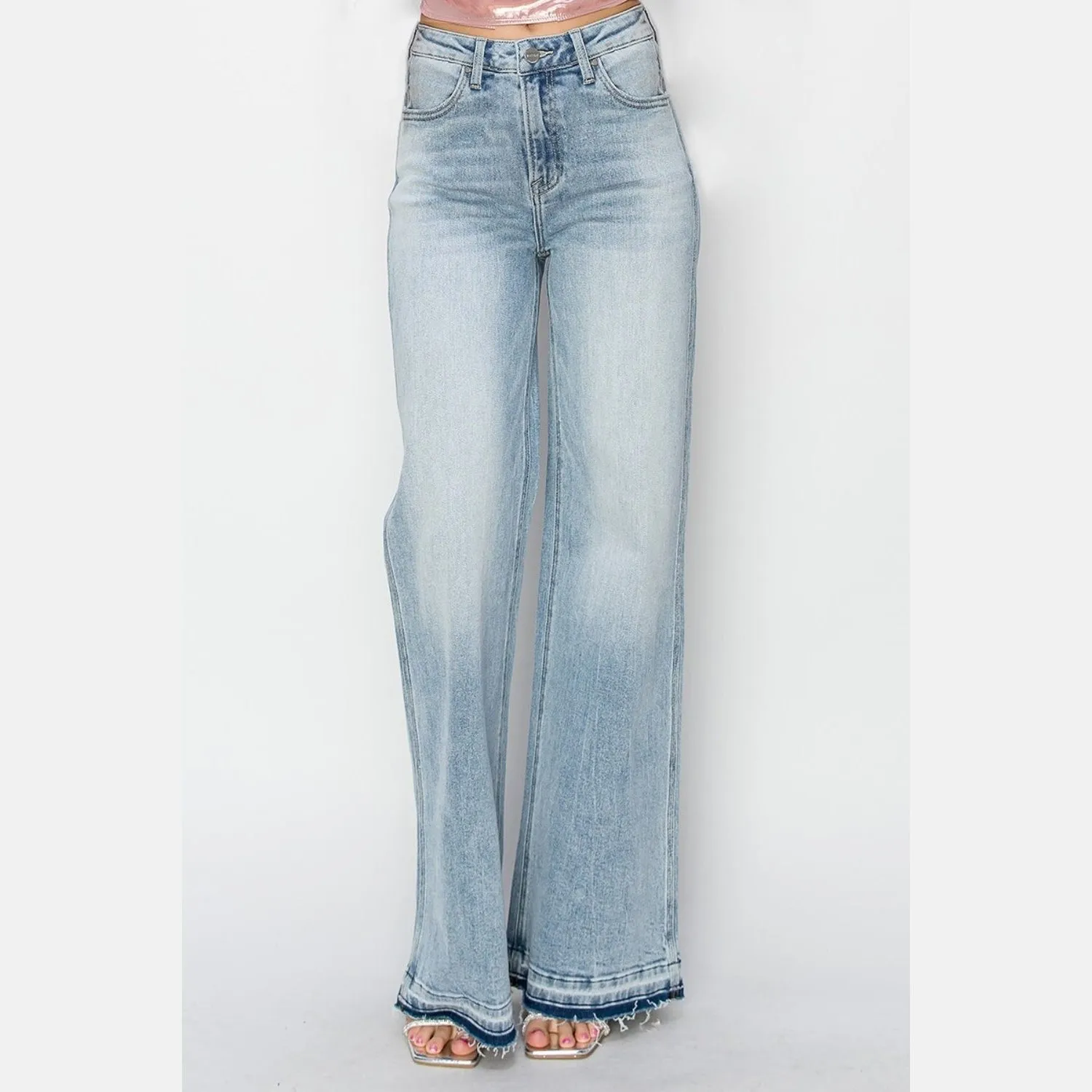 Divine High Rise Wide Leg Jeans